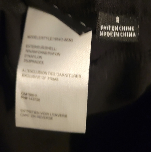 TRIBAL black spandex athletic shorts Size 2 NWT - Picture 7 of 8